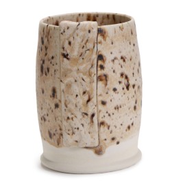 SW-176 Sandstone Over SW-003 Crackle Matte Clear Stoneware Combination